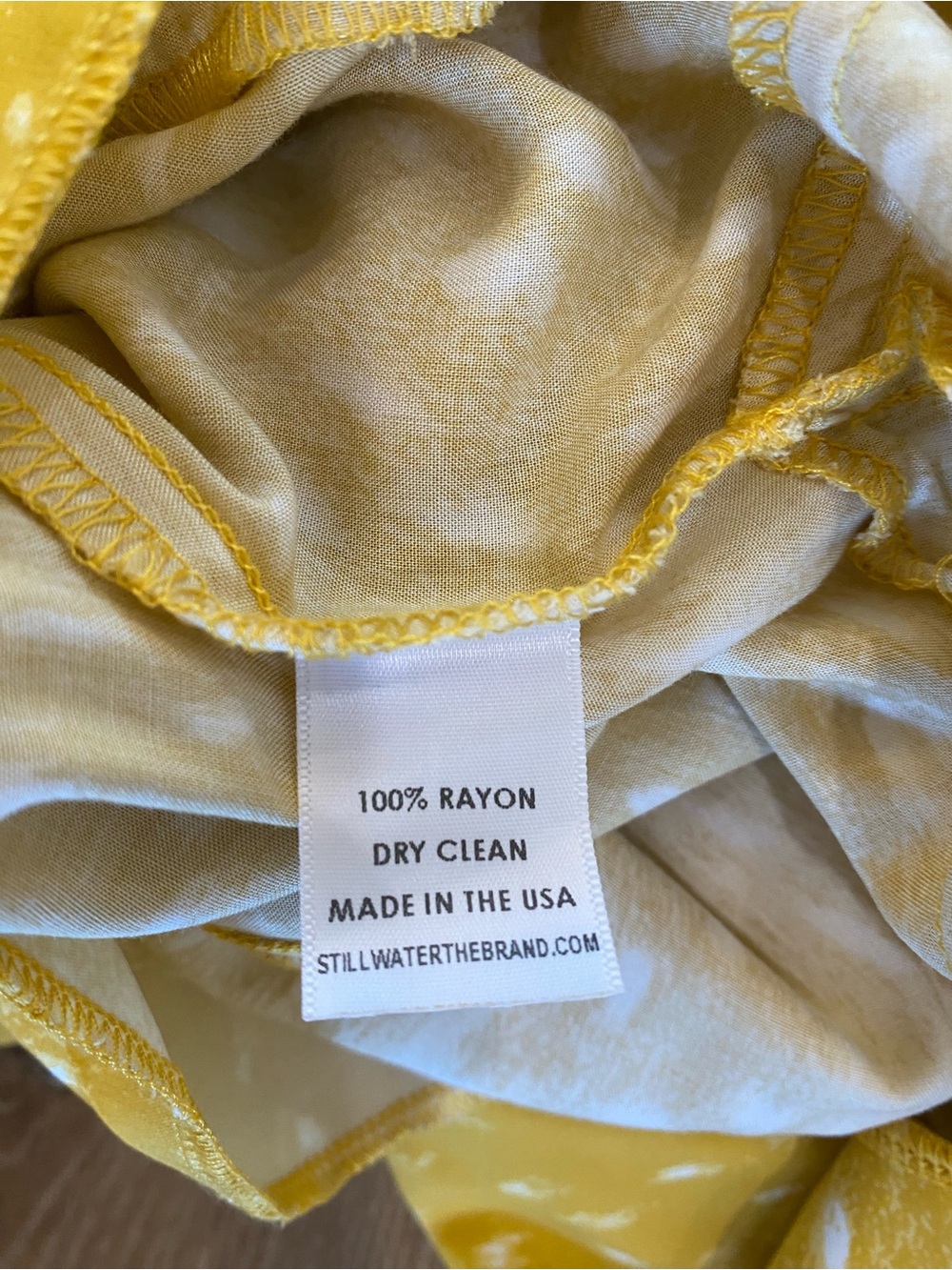 Stillwater Dress Yellow High Low Ruffle Maxi Dress Set Boho Festival Size XS - Picture 11 of 11
